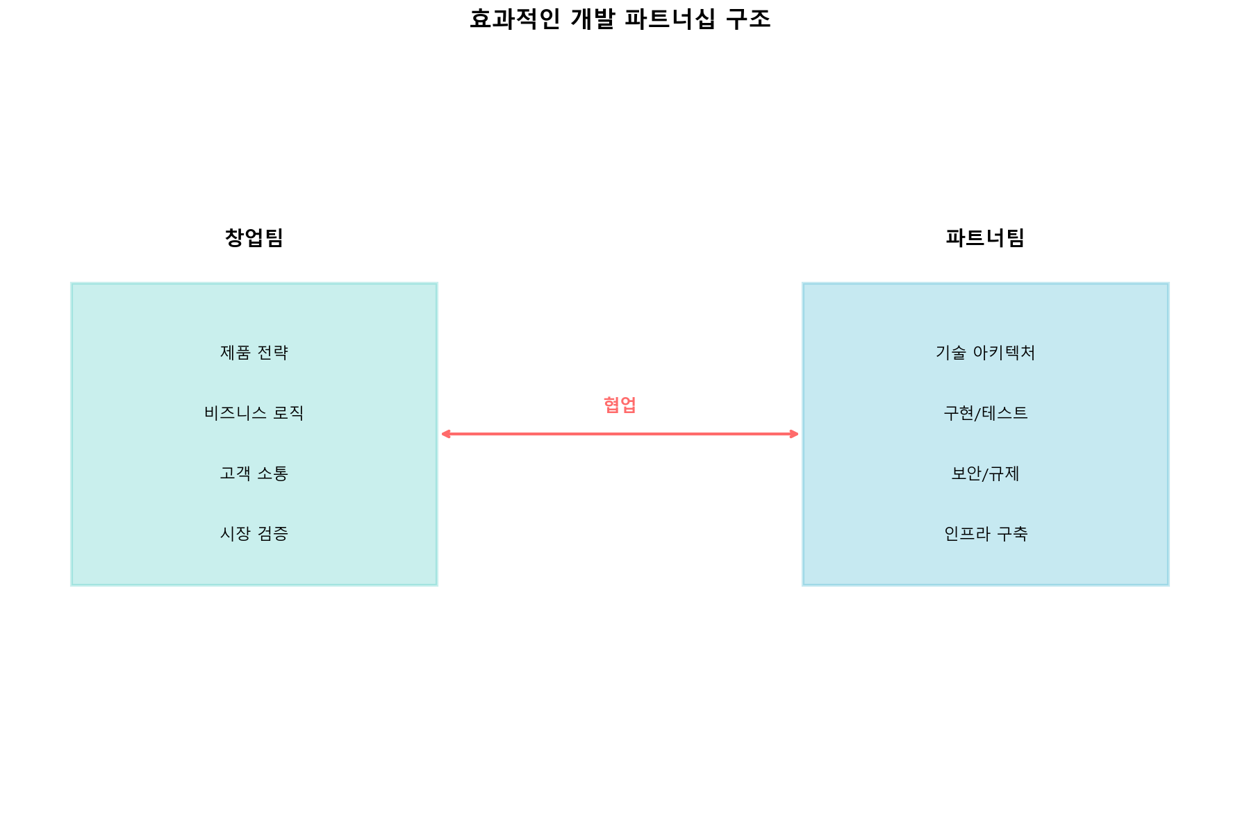 개발 파트너십 구조